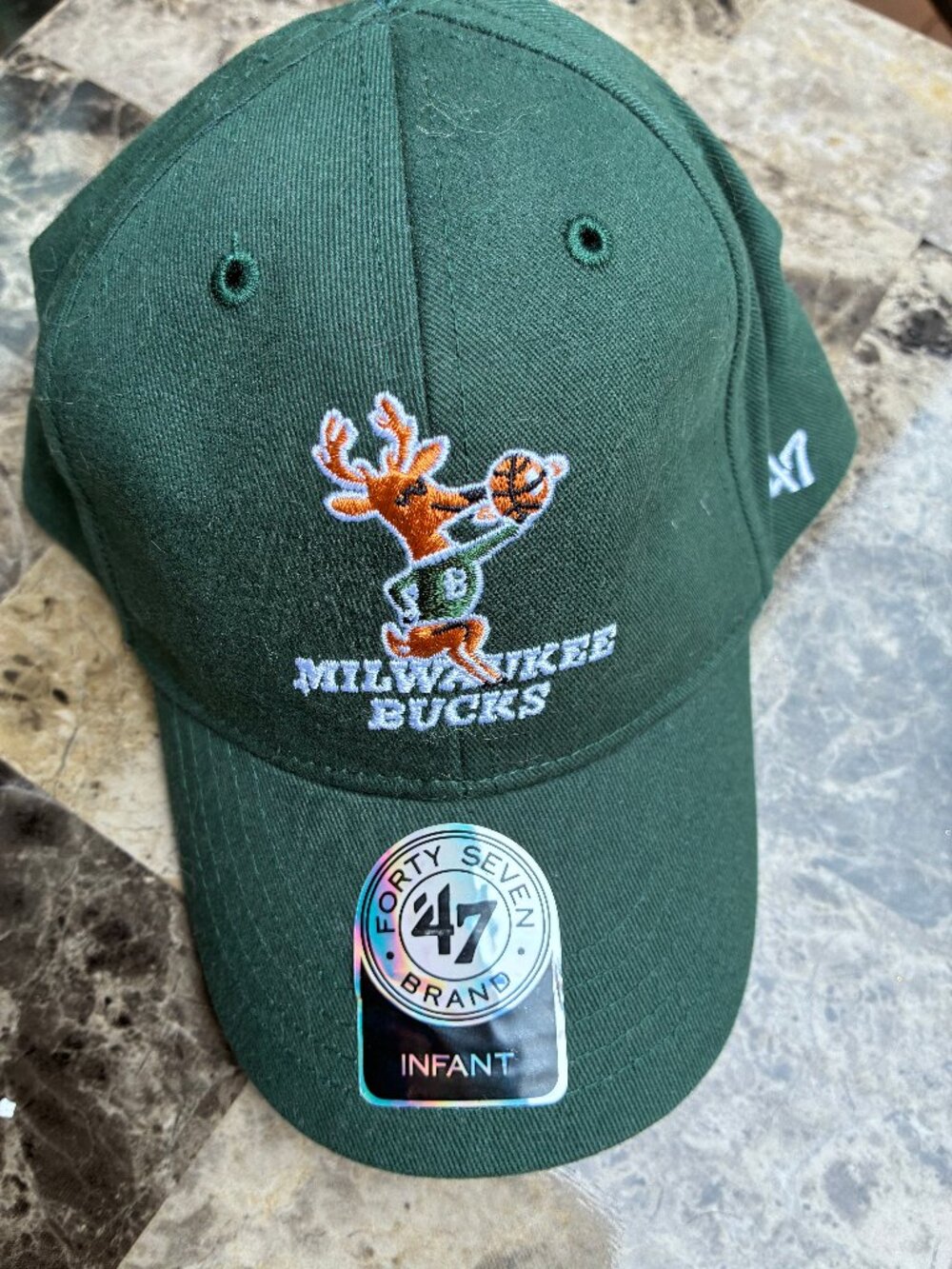 Milwaukee Bucks Cap 47 Brand Infant NEW Tags